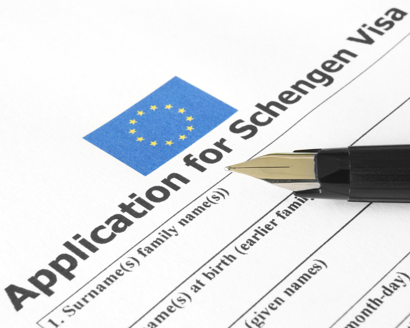 solicitud de visado schengen