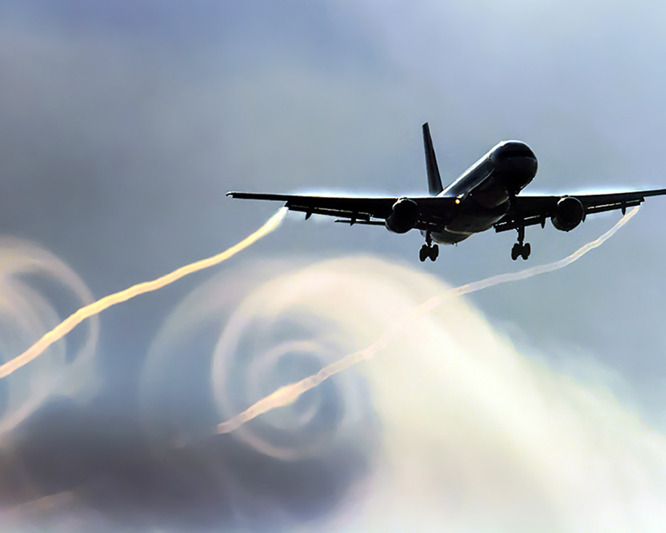 trayectorias de vuelo con más turbulencias